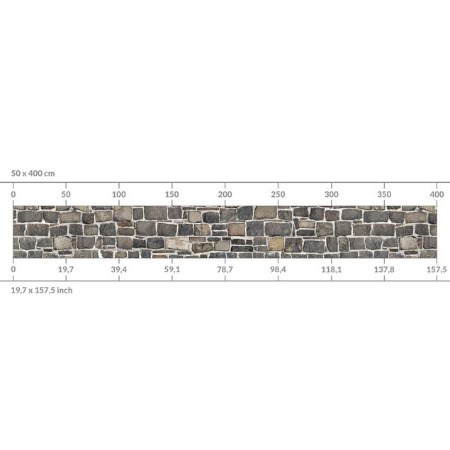 Panel ścienny do kuchni - Tapeta z kamieni szlachetnych Ściana z kamienia naturalnego