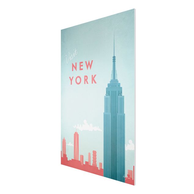 Vintage obrazy Plakat podróżniczy - Nowy Jork