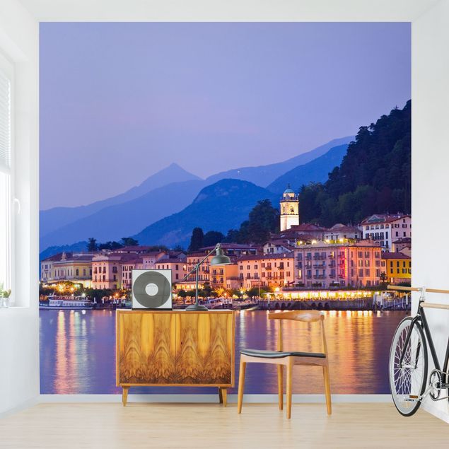 Fototapety 3d krajobrazy Bellagio nad jeziorem Como