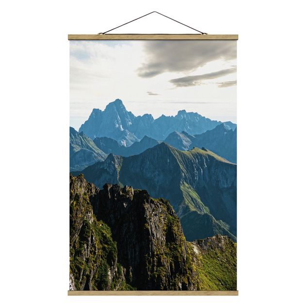 Obrazy góry Góry na Lofotach
