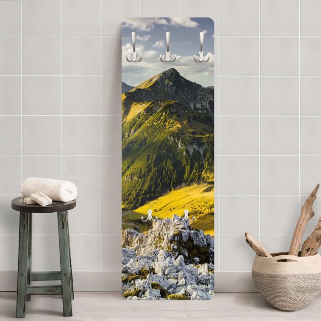 Rainer Mirau obrazy Góry i dolina w Alpach Lechtalskich w Tyrolu