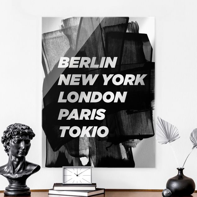 Obrazy na szkle Berlin Berlin Nowy Jork Londyn