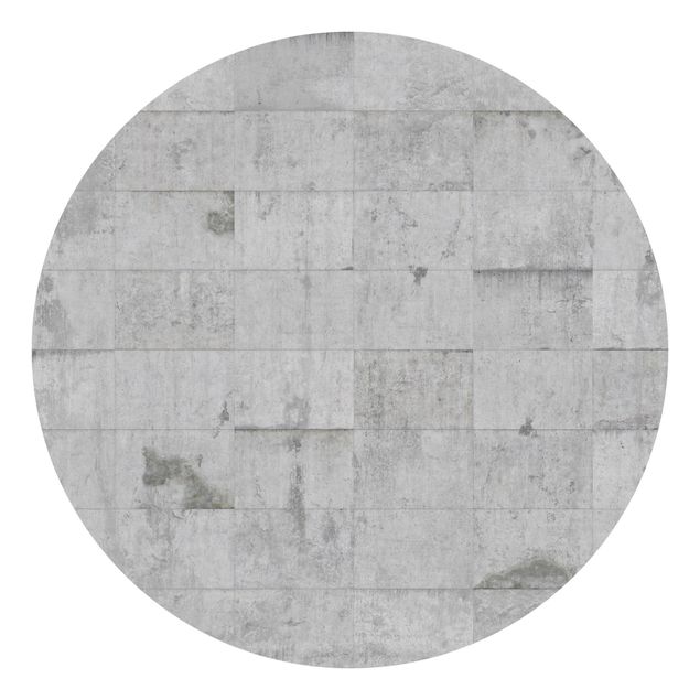 Fototapeta 3d Cegła betonowa o wyglądzie cegły szara