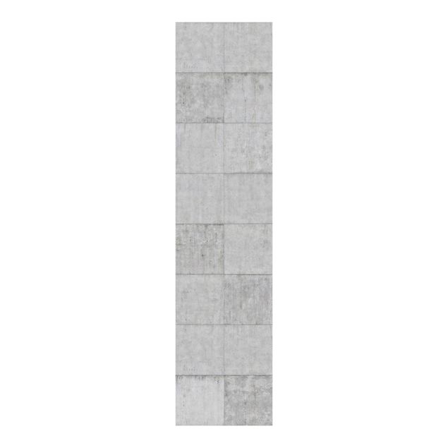 Tekstylia domowe Cegła betonowa o wyglądzie cegły szara