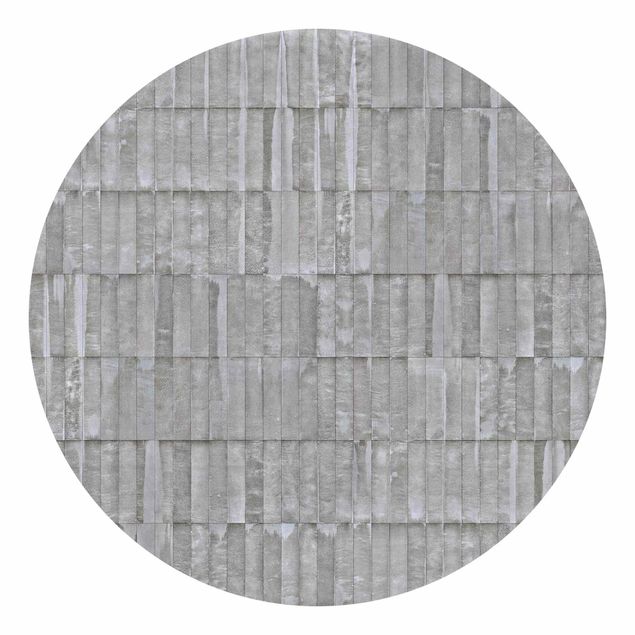 Fototapeta 3d Tapeta z betonową cegłą