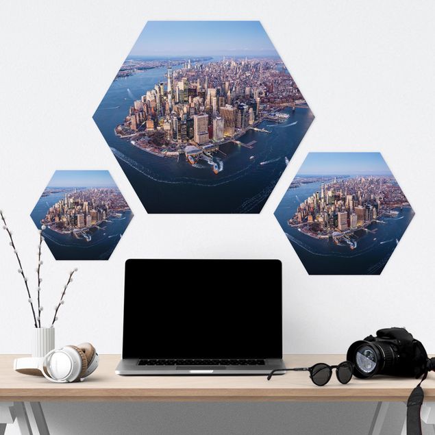 Obraz heksagonalny z Forex - Życie w wielkim mieście