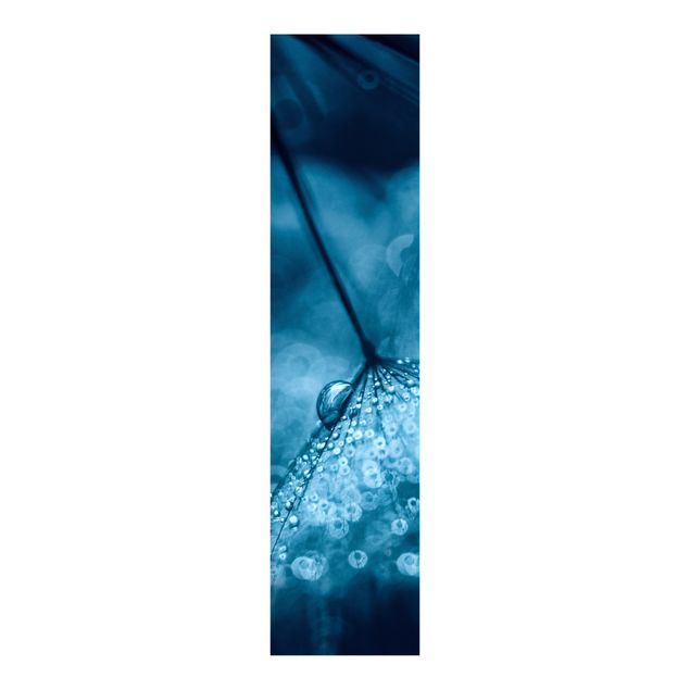 Domowe tekstylia Błękitny mniszek lekarski w deszczu