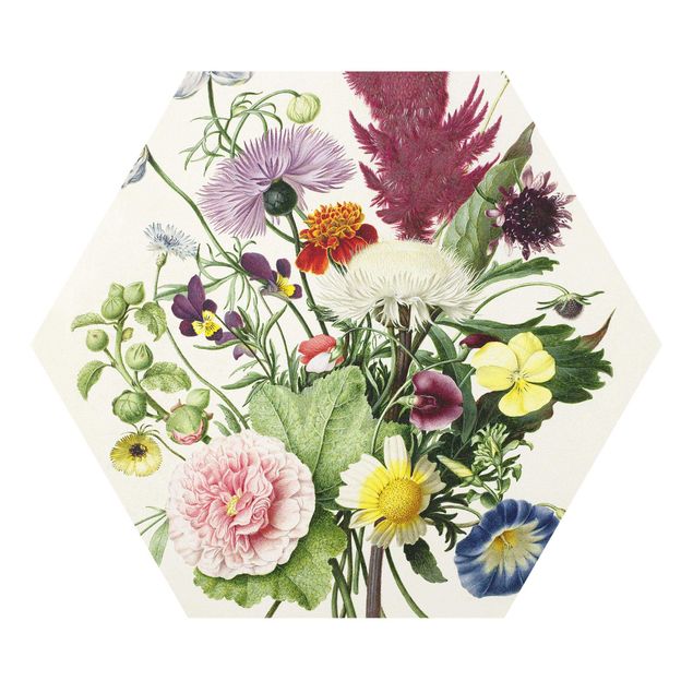 Kolorowe obrazy Bouquet Of Flowers From 1680