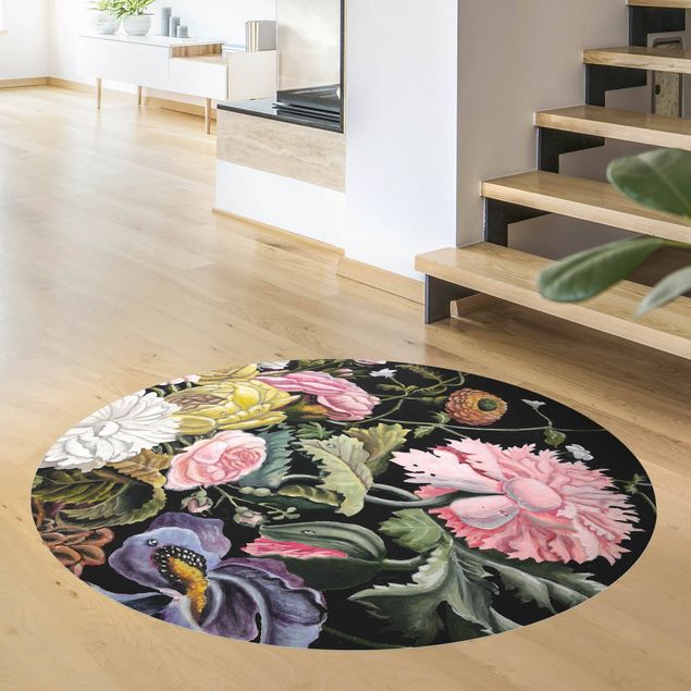 nowoczesny dywan Bukiet kwiatowych marzeń