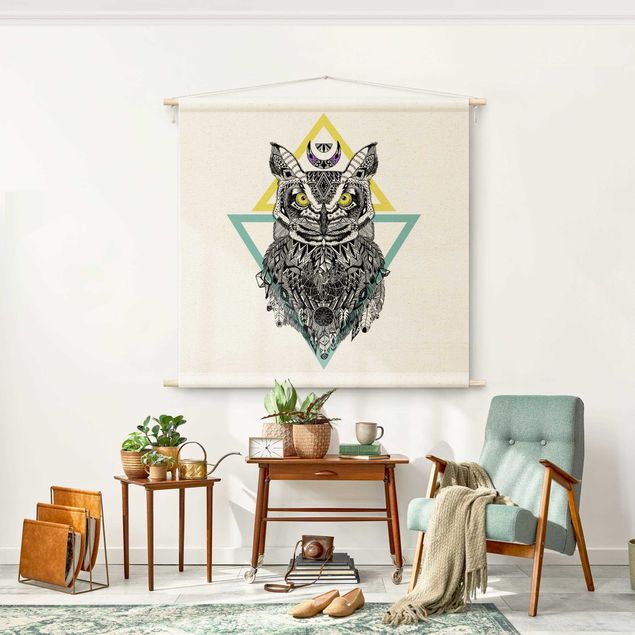 Obrazy nowoczesne Boho Owl With Dreamcatcher