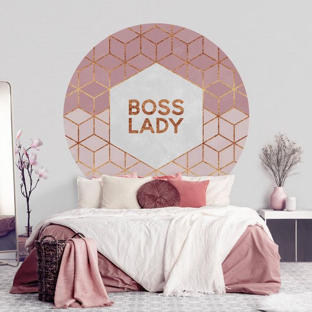 Tapety geometryczne Boss Lady Hexagons Pink