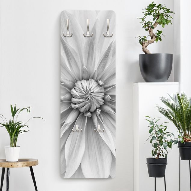 Garderoby Kwiat botaniczny w kolorze białym