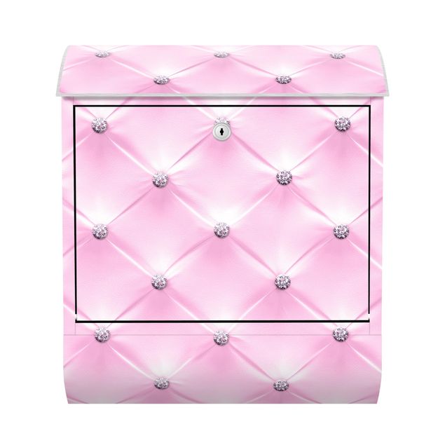 Skrzynka na listy - Diament różowy luksusowy