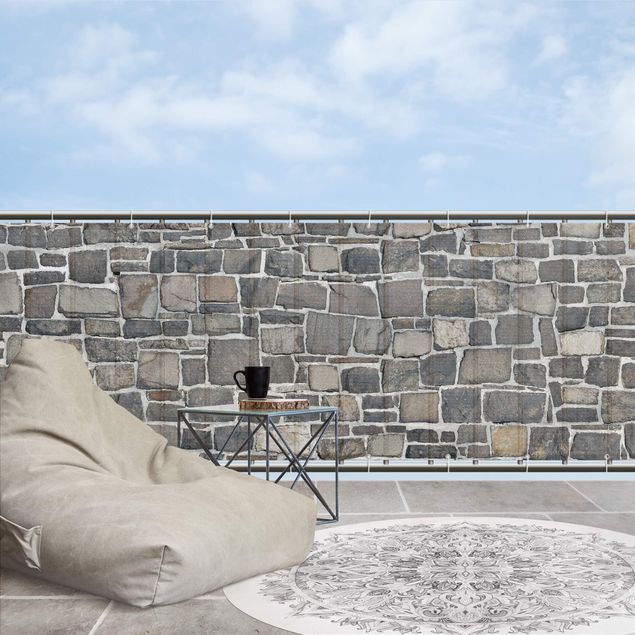 Obudowa balkonowa Kamień z kamieniołomu tapeta ściana z kamienia naturalnego
