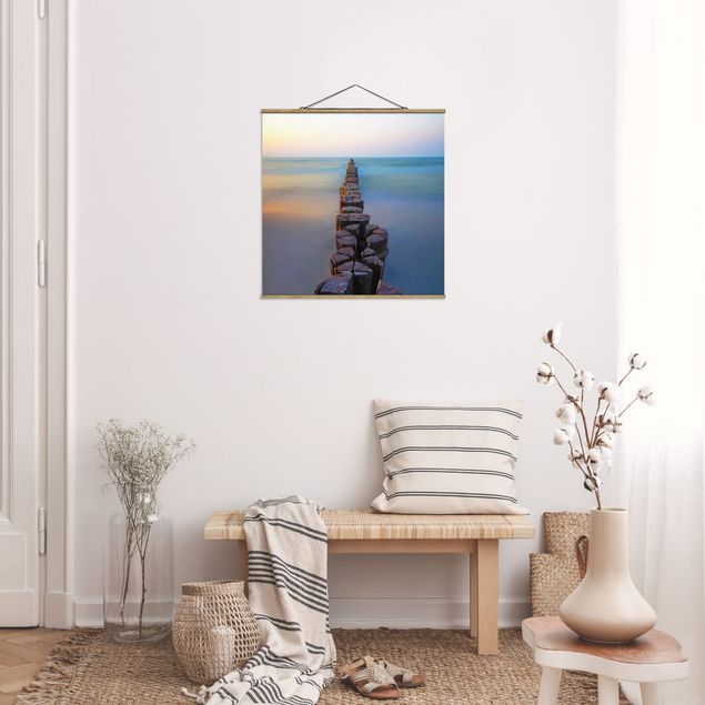 Nowoczesne obrazy do salonu Sceny zachodu słońca nad morzem
