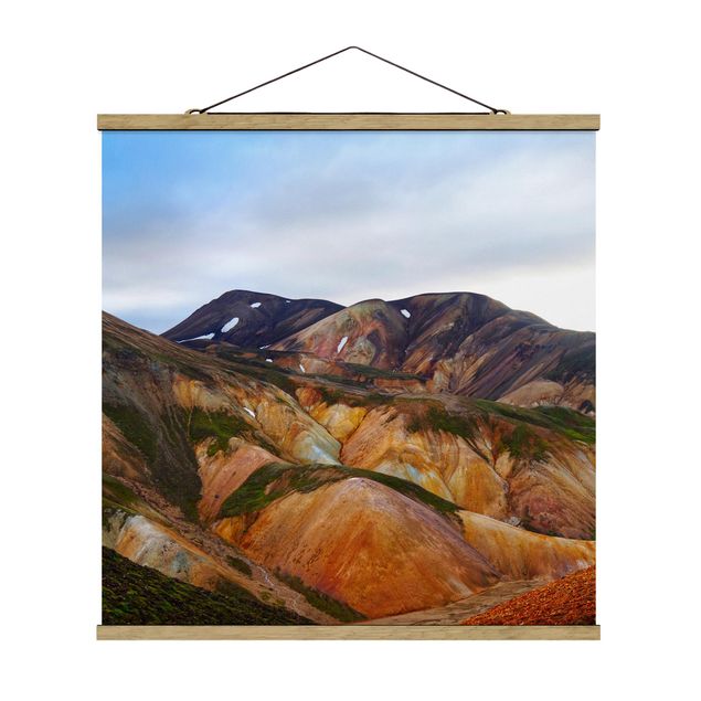 Góry obraz Kolorowe góry na Islandii