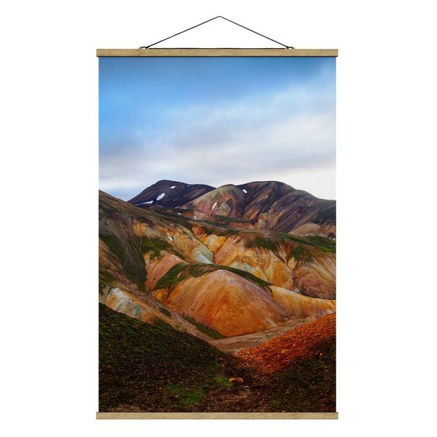 Góry obraz Kolorowe góry na Islandii