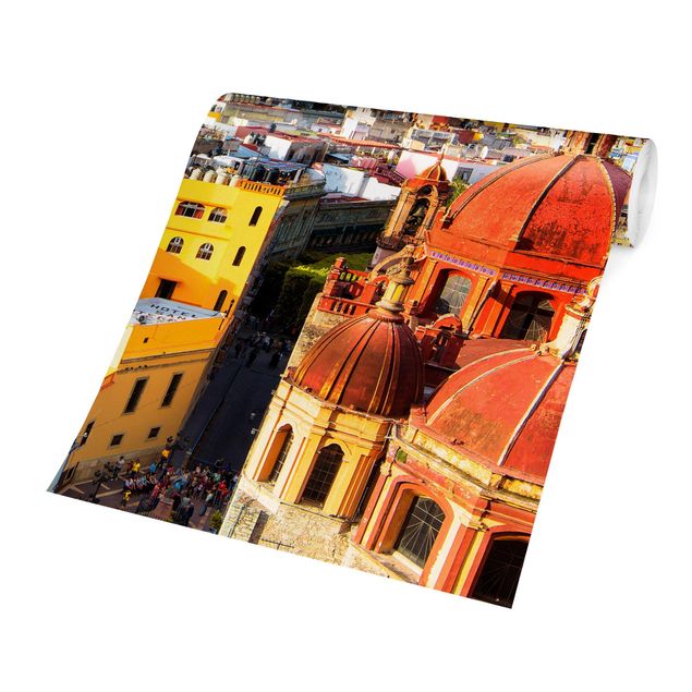 Fototapety Kolorowe domy Guanajuato
