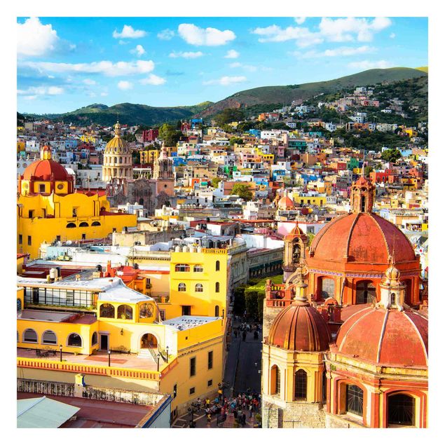 Fototapeta - Kolorowe domy Guanajuato
