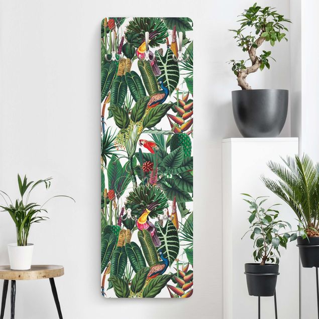 Garderoba Kolorowy wzór lasu tropikalnego
