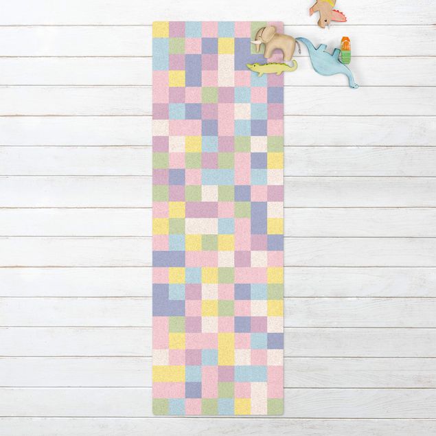 Pokój niemowlęcy i dziecięcy  Kolorowa mozaika Cotton Candy