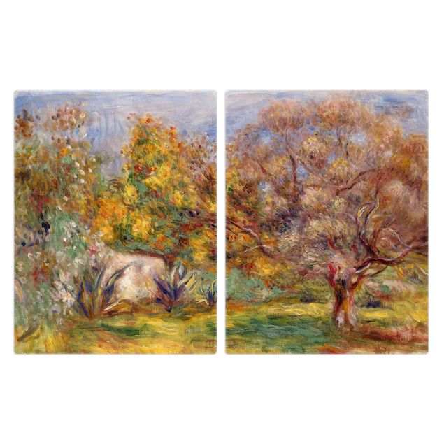 Reprodukcje Auguste Renoir - Ogród z drzewami oliwnymi