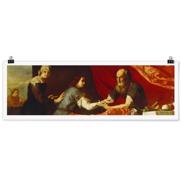 Obrazy z baroku Jusepe de Ribera - Izaak i Jakub