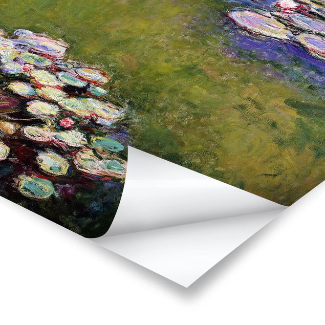 Zielony obraz Claude Monet - Lilie wodne