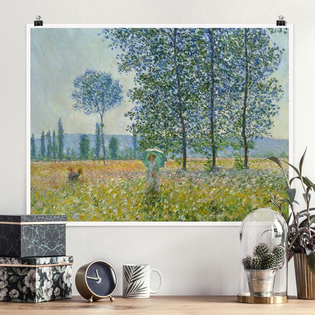 Dekoracja do kuchni Claude Monet - Pola na wiosnę