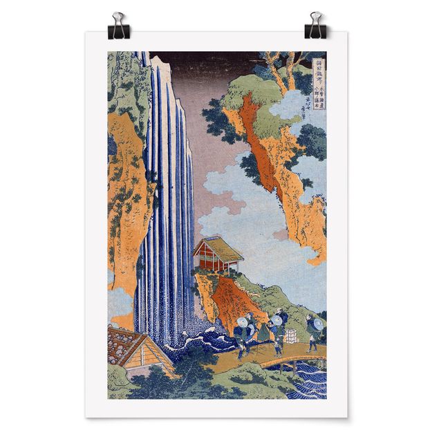 Obrazy krajobraz Katsushika Hokusai - Wodospad Ono