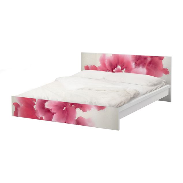 Okleina meblowa IKEA - Malm łóżko 180x200cm - Flora artystyczna I