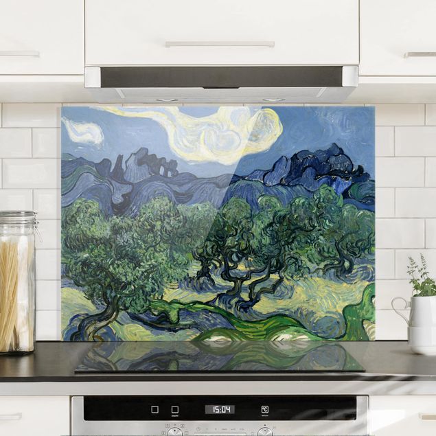 Dekoracja do kuchni Vincent van Gogh - Drzewa oliwne