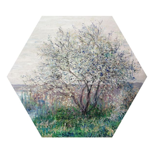 Obrazy drzewa Claude Monet - wiosenny nastrój