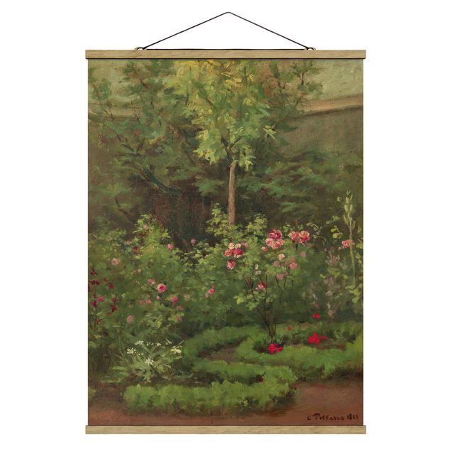 Obrazy impresjonizm Camille Pissarro - Ogród różany