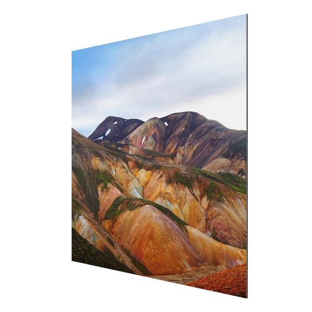 Obrazy nowoczesny Kolorowe góry na Islandii