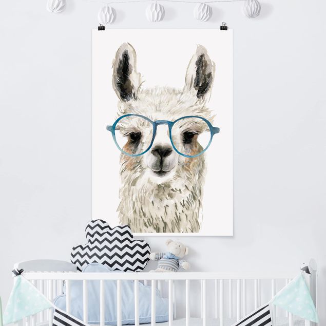 Dekoracja do kuchni Hippy Llama w okularach III