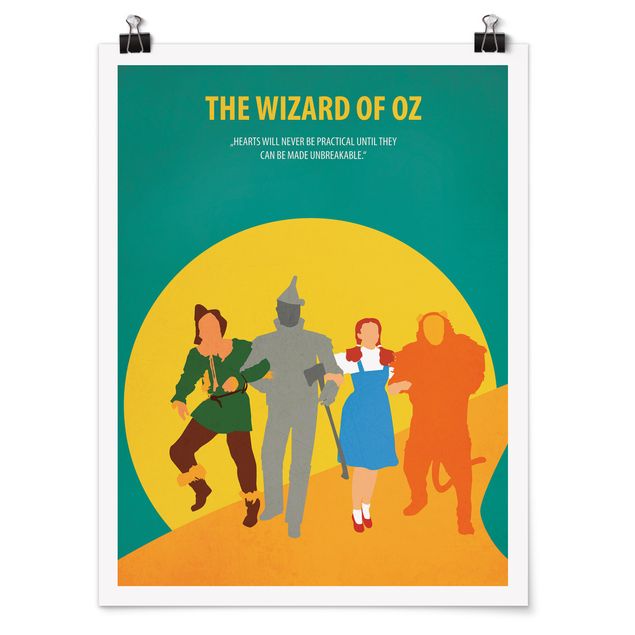 Nowoczesne obrazy Plakat filmowy Czarnoksiężnika z Krainy Oz