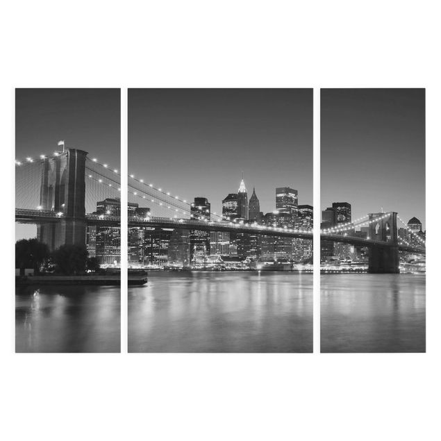 Obrazy na płótnie Nowy Jork Most Brooklyński w Nowym Jorku II