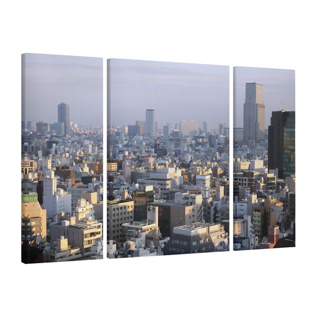 Obrazy do salonu nowoczesne Miasto Tokio