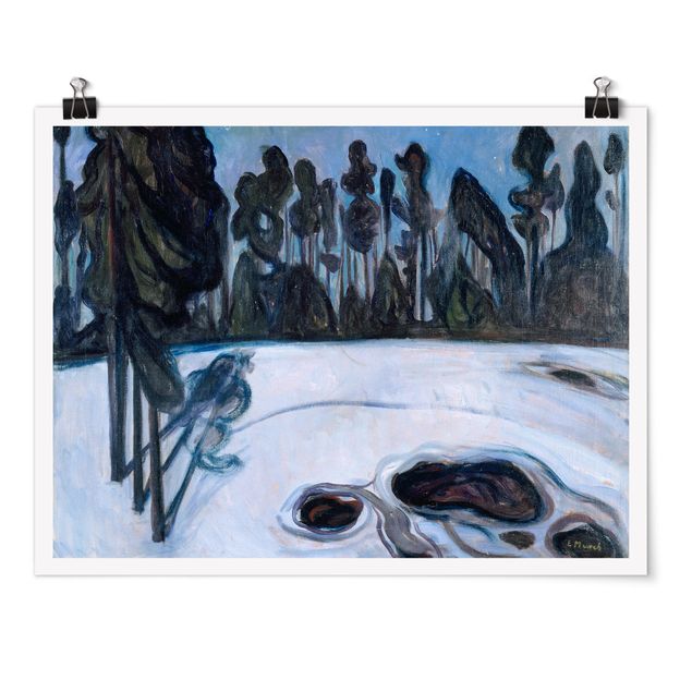 Obrazy nowoczesne Edvard Munch - Gwiaździsta noc