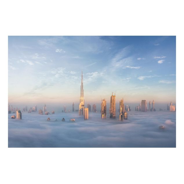 Dekoracja do kuchni Dubaj ponad chmurami