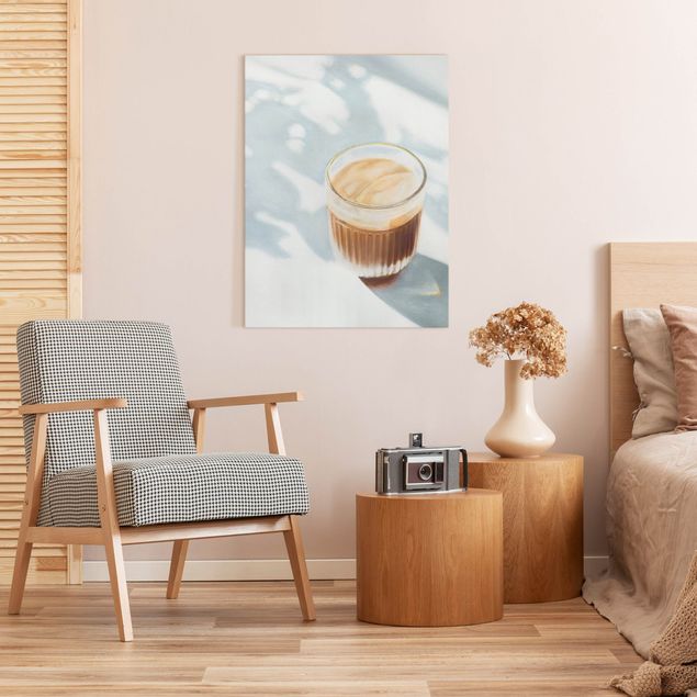 Obrazy kawa Cappuccino na śniadanie