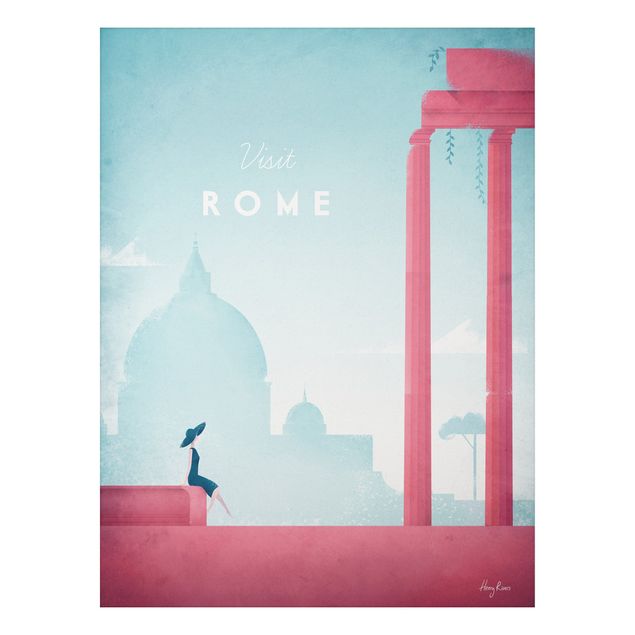 Obrazy do salonu Plakat podróżniczy - Rzym