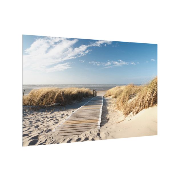 Panel szklany do kuchni - Plaża nad Morzem Bałtyckim
