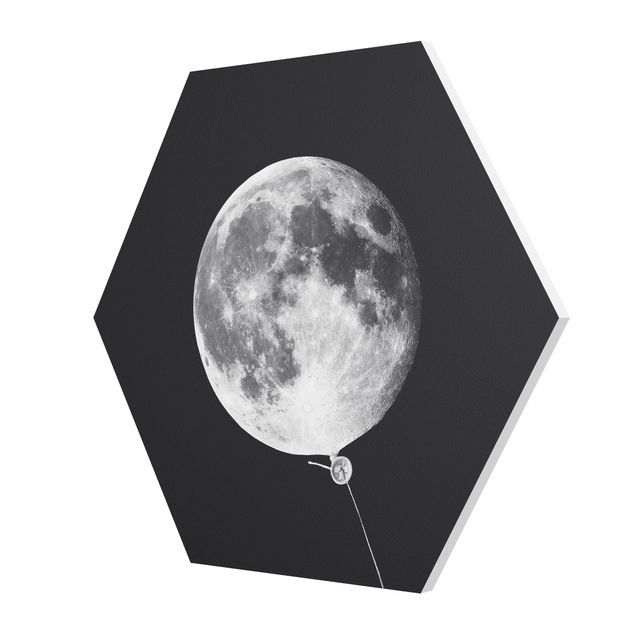 Obrazy artystów Balon z księżycem