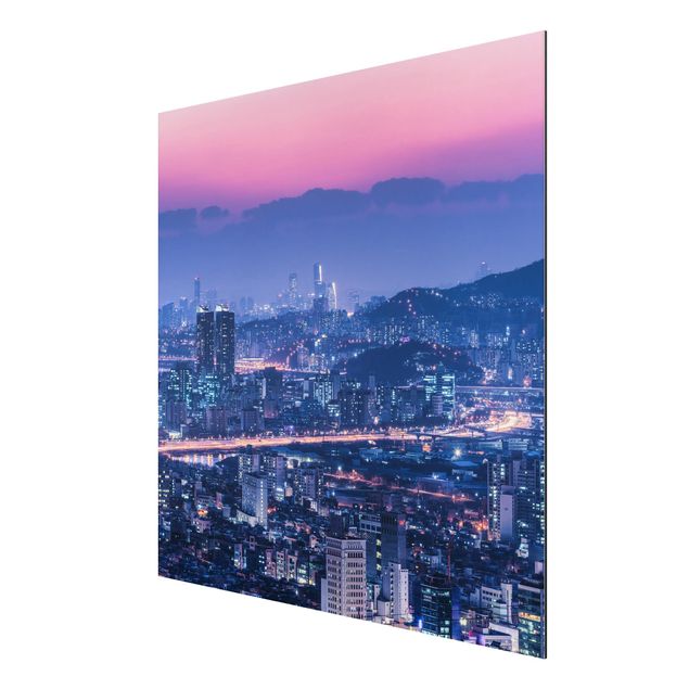 Obrazy do salonu Skyline of Seoul
