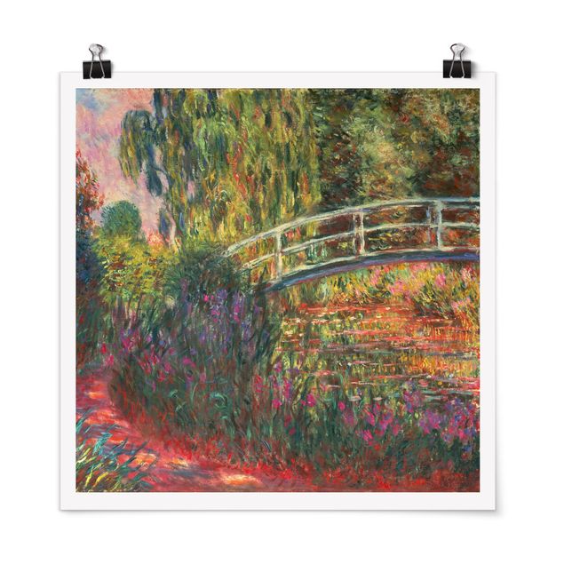 Obrazy nowoczesne Claude Monet - Mostek japoński w ogrodzie w Giverny