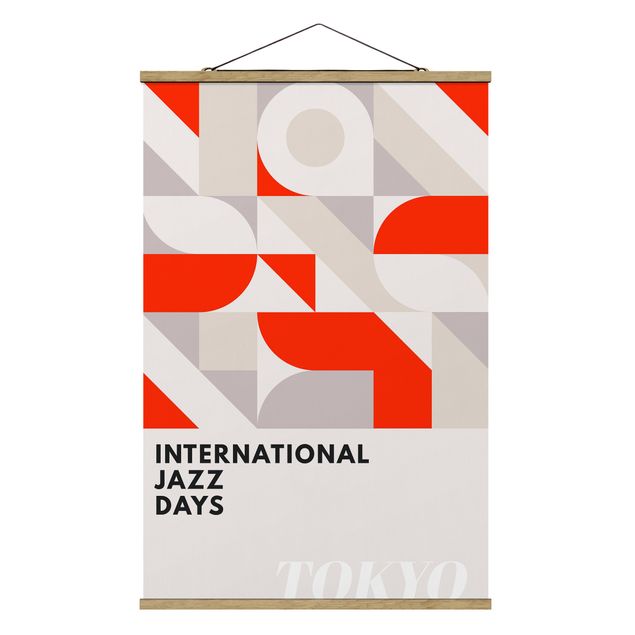 Nowoczesne obrazy Dni jazzu w Tokio