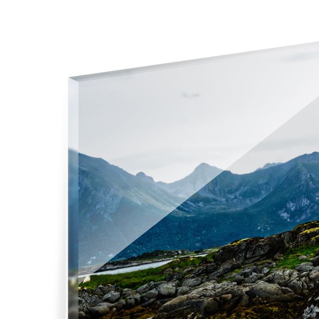 Panel szklany do kuchni - Domek jednoosobowy w Norwegii