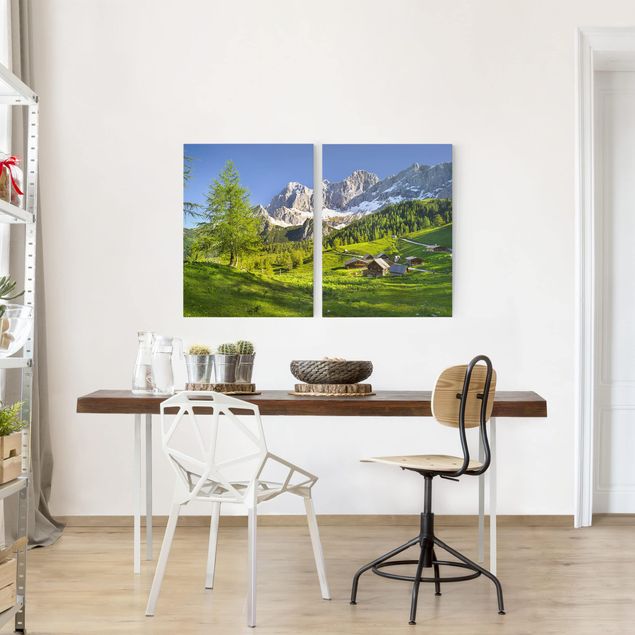 Obrazy nowoczesny Styria Alpejska łąka